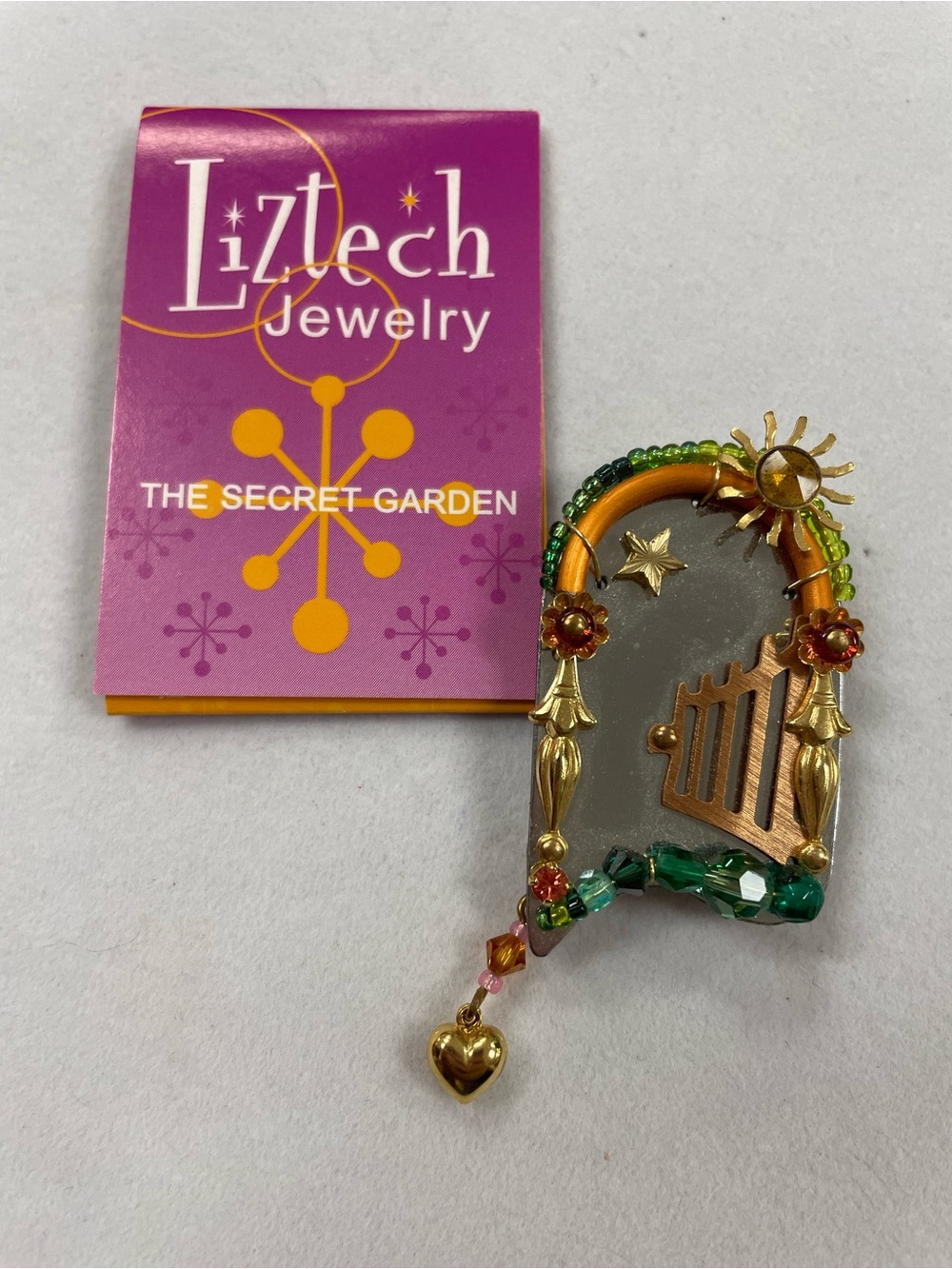 Liztech The Secret Garden Hand-Crafted Brooch